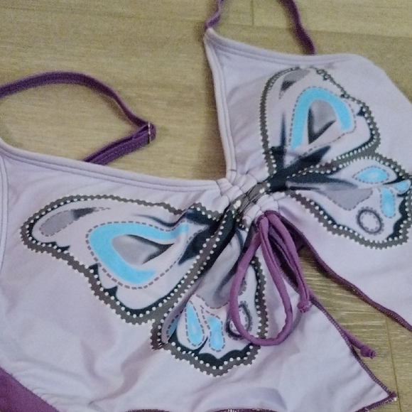Butterfly 2 Piece Bikini Tankini - Picture 8 of 11